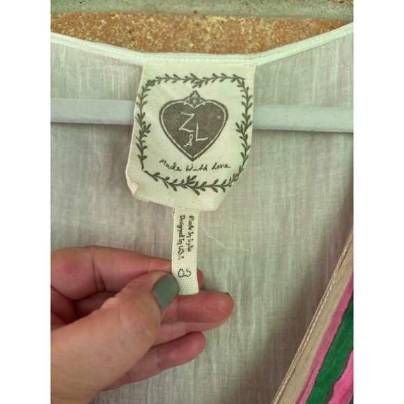 Z&L Floral Sheer Boho Butterfly Sleeve Kimono Duster Cover Up With Tassels - Picture 5 of 10